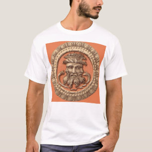 Druck von drei Gesichtern T-Shirt