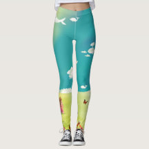 DRUCK VON WALEN WÄHREND DER Leggings