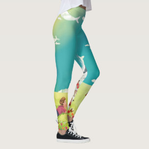DRUCK VON WALEN WÄHREND DER Leggings