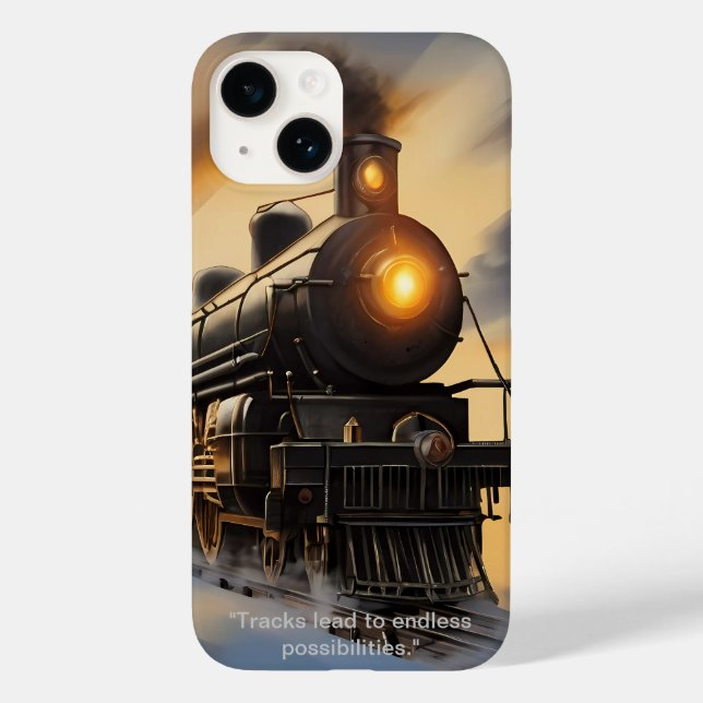 Drück voraus in neue Horizonte. Case-Mate iPhone Hülle (Rückseite)