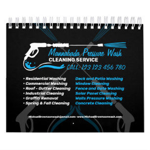 Druck Waschen Power Reinigungsurlaub Kalender