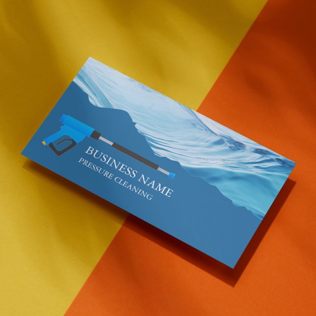 Druck Waschen Power Waschen Berufliches Wasser Visitenkarte (Von Creator hochgeladen)