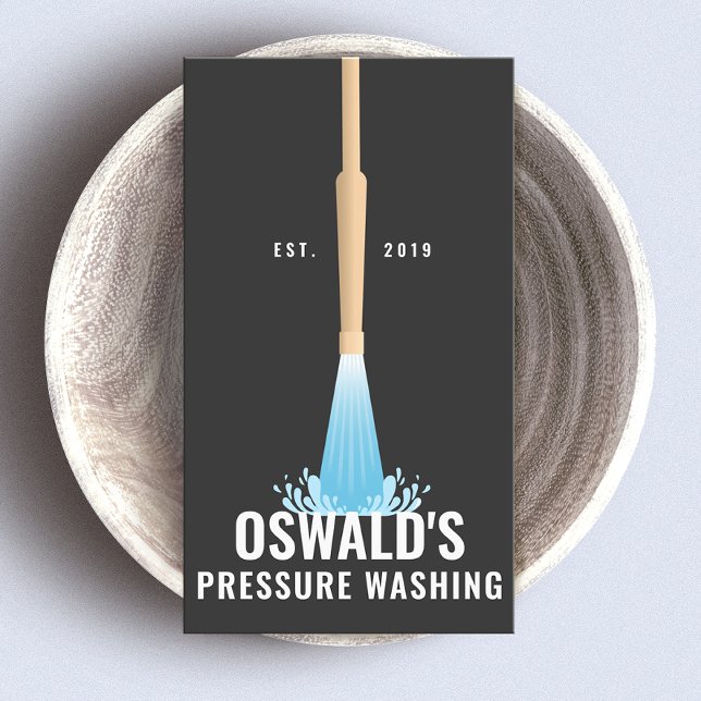 Druck waschen, Power waschen Visitenkarte (Von Creator hochgeladen)