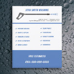 Druck Waschen und Power Reinigung Flyer<br><div class="desc">Ein Flyer mit einer Hochdruckreiniger-Illustration für die Firma für Hochdruckreiniger und -reiniger.</div>