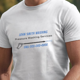 Druck Waschen und Power Wash Reinigung T-Shirt