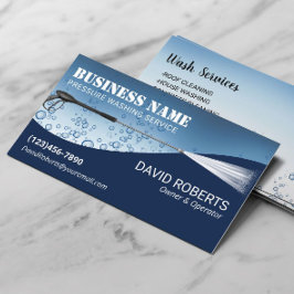 Druck Waschen Wassertropfen Power Reinigung wasche Visitenkarte