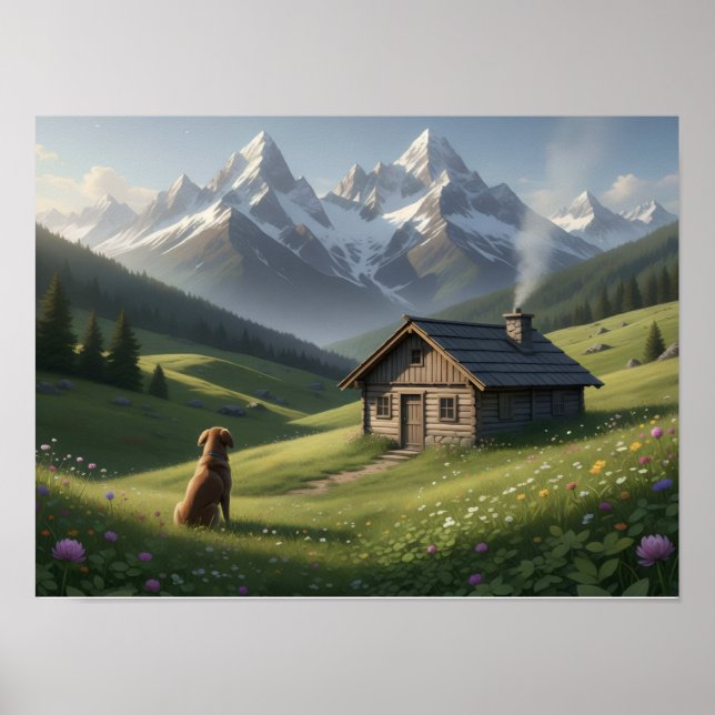 Druck, Wertposter-Papier (Halbglanz) Poster (Vorne)