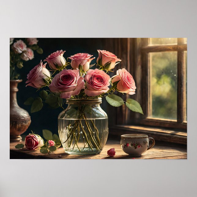 Druck, Wertposter-Papier (Halbglanz) Poster (Vorne)