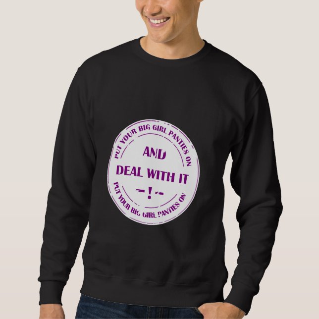 Druckabwicklung Sweatshirt (Vorderseite)
