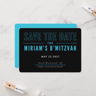 DRUCKAUFTRAG für Cheryl - Miriam's Bat Mitzvah STD Einladung
