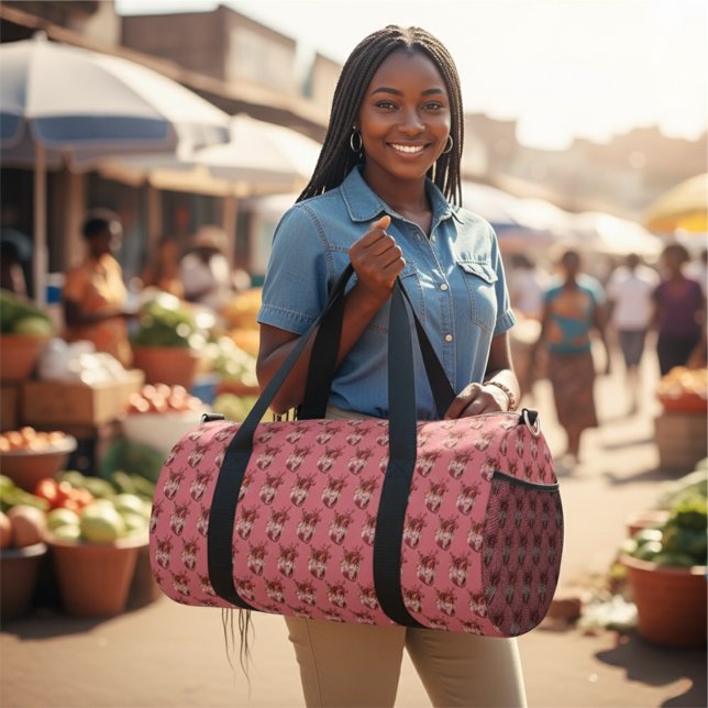Druckausschnitt Nähen der Bag-Herzen Duffle Bag (Von Creator hochgeladen)
