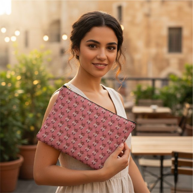 Druckausschnitt Nähen der Bag-Herzen Zubehörtasche (Von Creator hochgeladen)