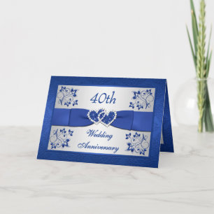 DRUCKband Blumen40. Jahrestags-Einladung Einladung