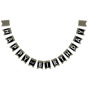 Druckbanner aus Leopard, individuell anpassbar Wimpelkette