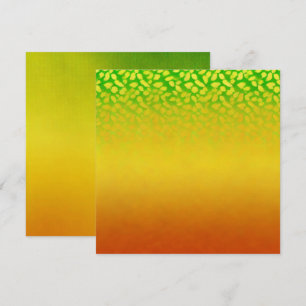 Druckbare Autumnal Fading Blätter Ombre Scrapbook Einladung