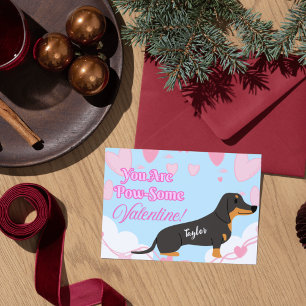 Druckbare Dachshund Valentinstagskarten - Benutzer Feiertagskarte