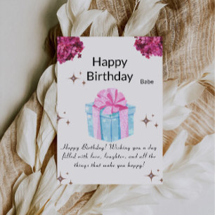Druckbare Happy Birthday Karte