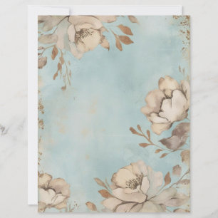 Druckbare Scrapbook-Seite für Junk Journal & Craft