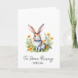 Druckbare Some Bunny Loves You Karte