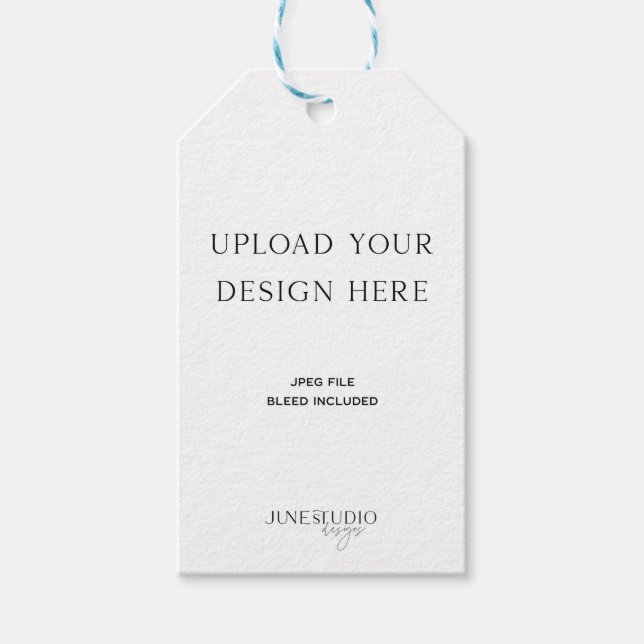 DRUCKBESTELLUNG - 2 x 3,5" Gastgeschenk Hochzeit T Geschenkanhänger (Vorderseite)