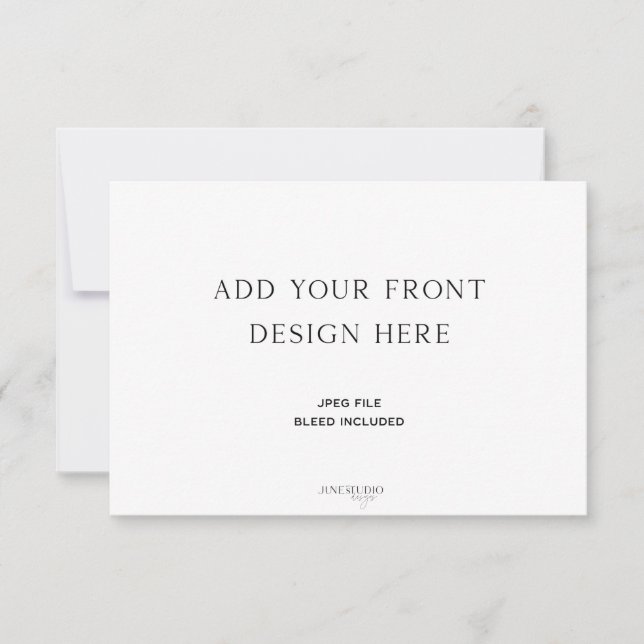 DRUCKBESTELLUNG_5x3.5" Doppelseitige Landschaftska Mitteilungskarte (Vorderseite)