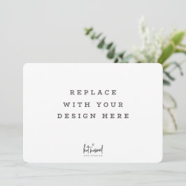 DRUCKBESTELLUNG 7 x 5 Zoll Karte Abgerundete Kante