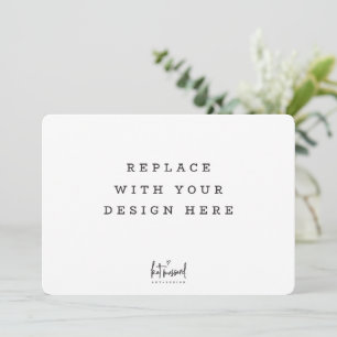 DRUCKBESTELLUNG 7 x 5 Zoll Karte Abgerundete Kante