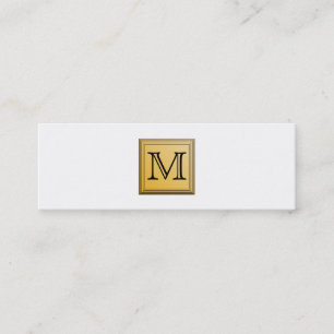 Druckbild eines kundenspezifischen mini visitenkarte