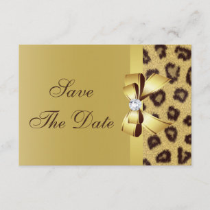Druckbogen-, Diamant-u. Leopard-Druck Save the Save The Date