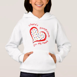 Drucke auf meinem Herzen Hoodie