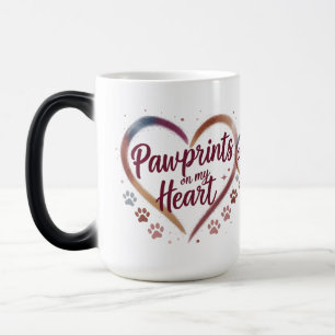 Drucke auf My Heart - Morphing-Tasse für Pet Lover Verwandlungstasse