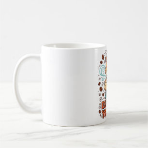 Drücke dich selbst aus Katze Barista Kaffee Kunst Kaffeetasse