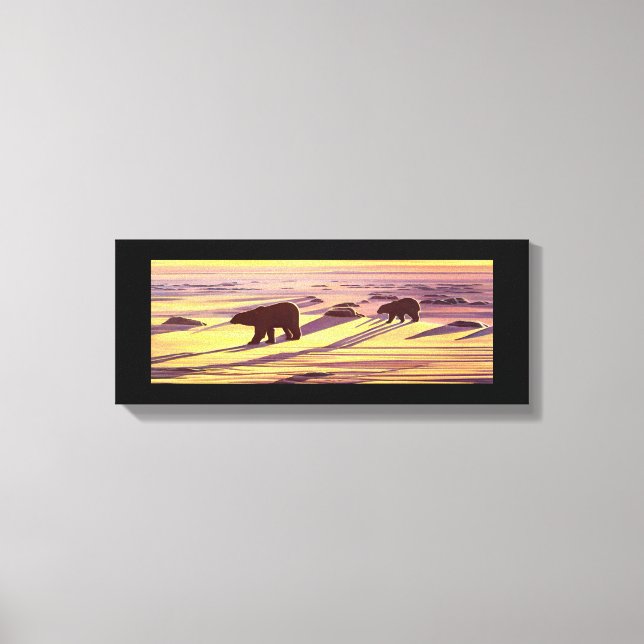 Drucke und Plakate zum Zeichnen von Polarbären (Vorderseite)