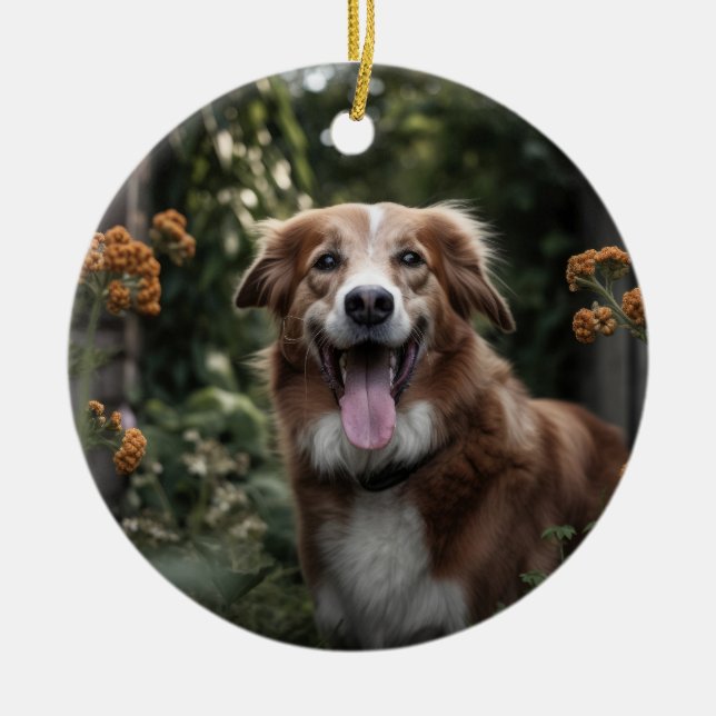 Drucke und Rahmen für benutzerdefinierte Fotos Keramik Ornament (Vorne)