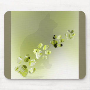 Drucke von Paw, Katze, Hund, Welpe für Heimtiere Mousepad