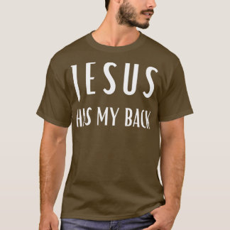 Drucken auf der Rückseite Jesus hat mein Rückenges T-Shirt