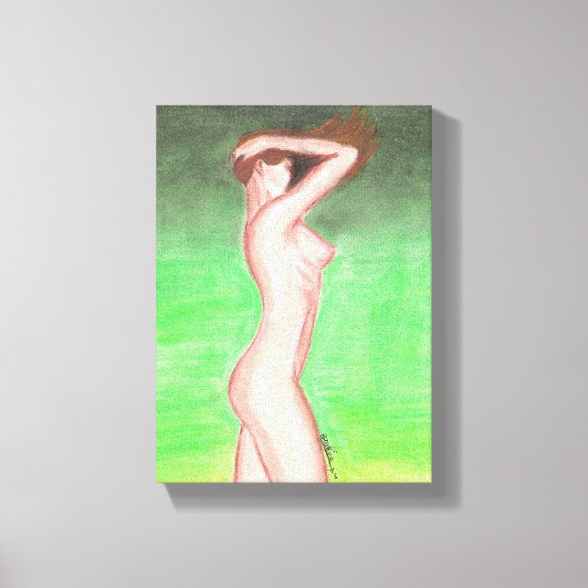 Drucken auf Leinwand (Fettpastel) - 20 x28x1,91 cm (Vorderseite)