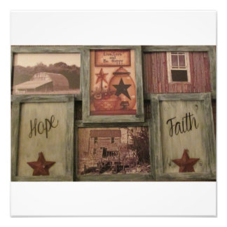 DRUCKEN AUF PRIMITIVES FOTO