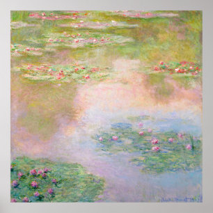 DRUCKEN   Claude Monet (40"x40") Nymphéas Poster