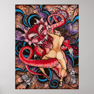 DRUCKEN DER "Addict"-Serie Poster