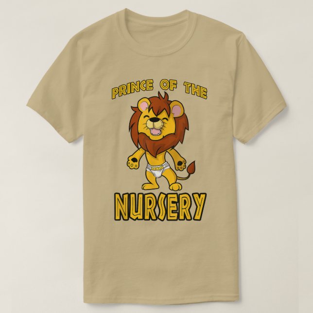 DRUCKEN DES KINDERZIMMERS Kinderleuchte in Windeln T-Shirt (Design vorne)