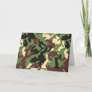 Drucken eigener TEXT-Camouflage hinzufügen Karte