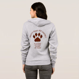 Drucken in Braun mit Firmenname LIGHT Hoodie