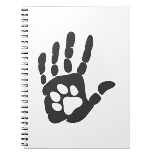 Drucken in der Hand - Hintergrundfarbe auswählen Notizblock