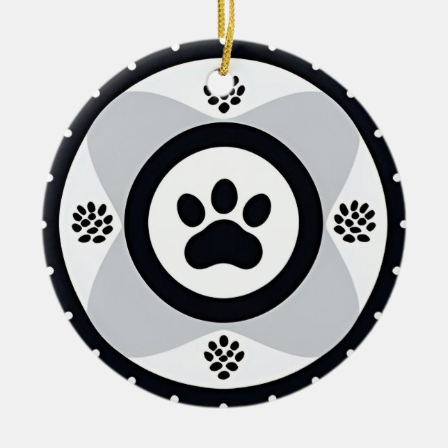 Drucken mit dekorativen Elementen Keramik Ornament (Vorne)