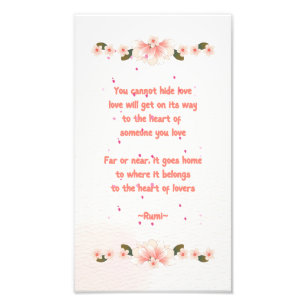 Drucken mit Gedicht Fotodruck