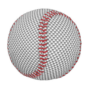 Drucken mit weißem Kohlenstofffaser Baseball