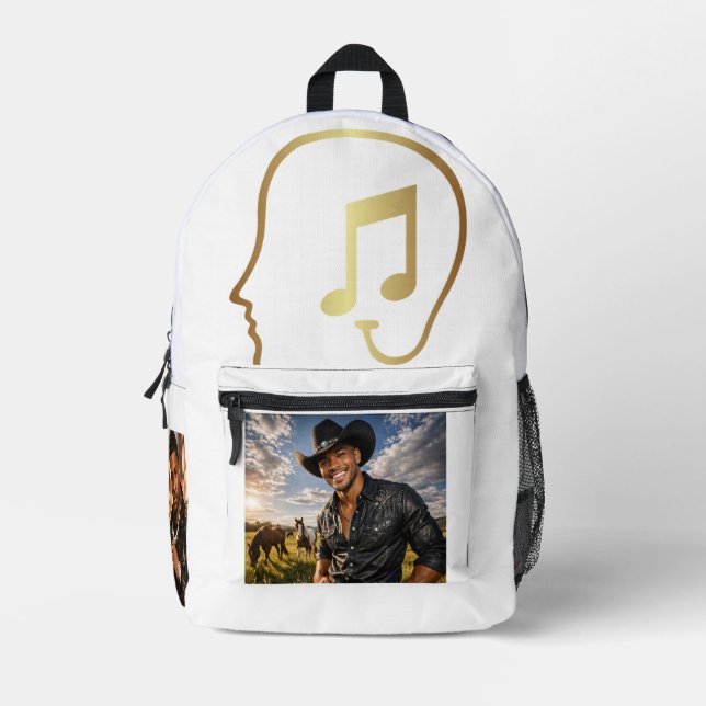 Drucken Schneiden Nähen Rucksack (Vorderseite)