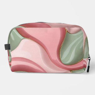 Drucken, schneiden, nähen Tasche in stilvollem Gra