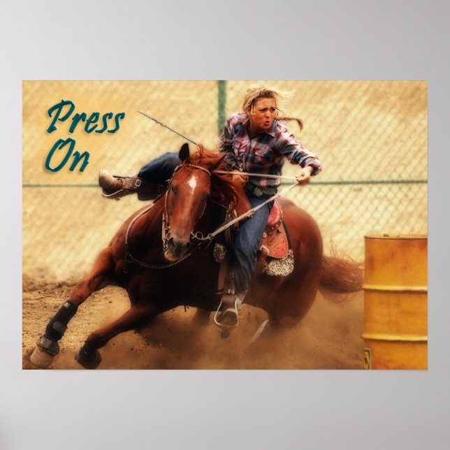 Drücken Sie auf das Motivierend Poster. Poster (Vorne)